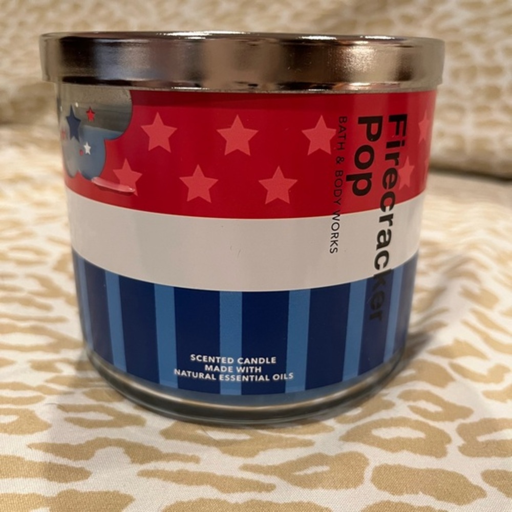 Firecracker Pop 3 Wick Candle